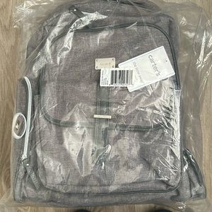 Carters Stow away backpack heather grey